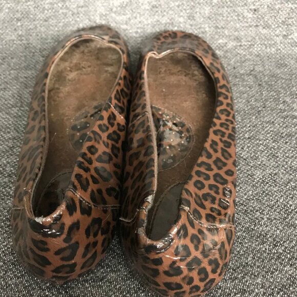 BOC Born Concept Leopard Print Slip On Ballet Flats Brown / Black Women’s Size 9 - Picture 6 of 11
